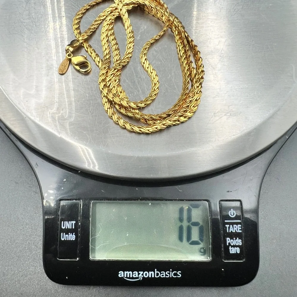 Napier Rope Chain‎ Necklace 30